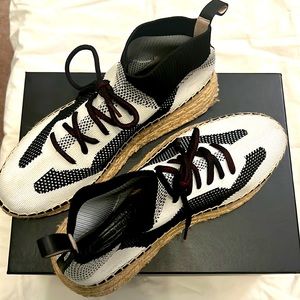 Alexander Wang Black/White espadrille